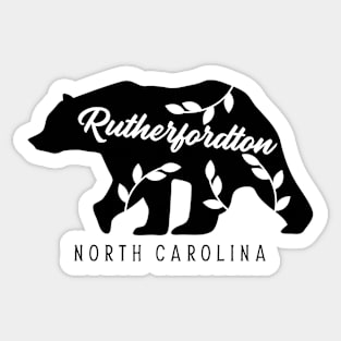 Rutherfordton North Carolina Tourist Souvenir Sticker